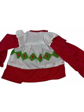 Vintage 1980 Strawberry Shortcake Rag Doll Outfit Dress Kenner American Greeting